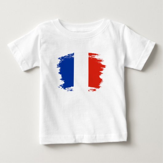 T-shirt Pour Bébé drapeau français (Devant)