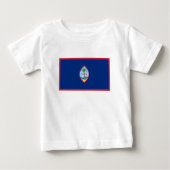 T-shirt Pour Bébé Drapeau Guam (Devant)
