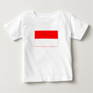 T-shirt Pour Bébé Drapeau Indonésie