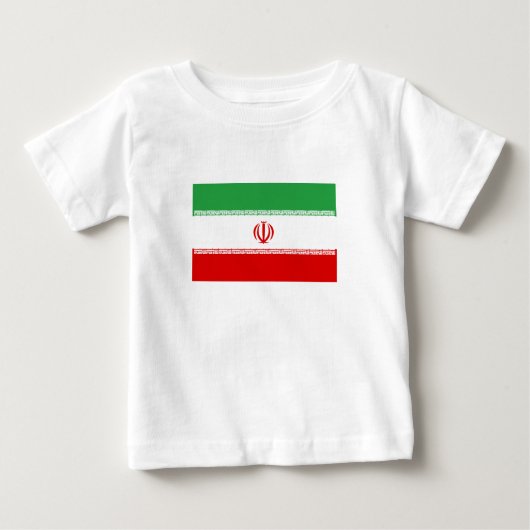 T-shirt Pour Bébé Drapeau Iran (Devant)