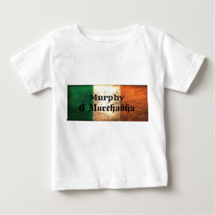 T-shirt Pour Bébé Drapeau irlandais Murphy