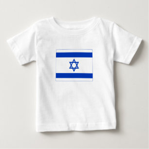 T-shirt Pour Bébé Drapeau Israël