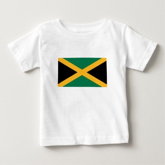 T-shirt Pour Bébé Drapeau Jamaïque (Devant)