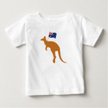 drapeau kangourou australien blanc