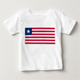 T-shirt Pour Bébé Drapeau libérien (Libéria)