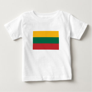 T-shirt Pour Bébé Drapeau Lituanie
