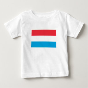 T-shirt Pour Bébé Drapeau Luxembourg