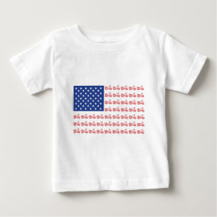 T-shirt Pour Bébé drapeau-moto-Original-