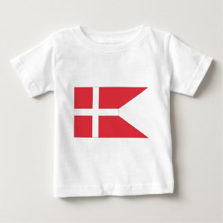 T-shirt Pour Bébé Drapeau national danois