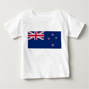T-shirt Pour Bébé Drapeau néo-zélandais