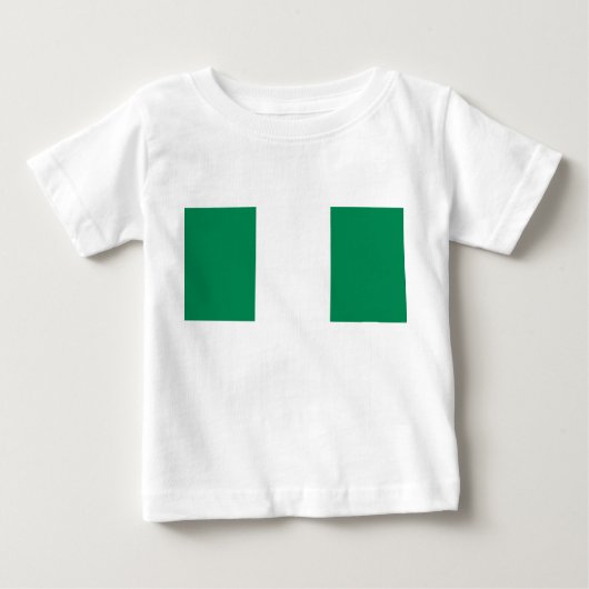T-shirt Pour Bébé Drapeau nigérian (Devant)