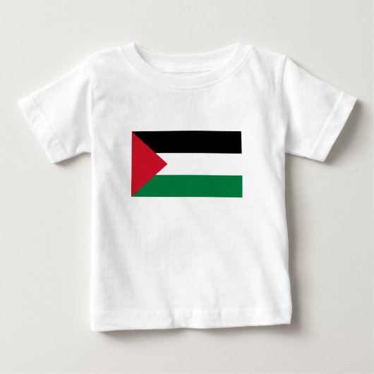T-shirt Pour Bébé Drapeau palestinien (Devant)