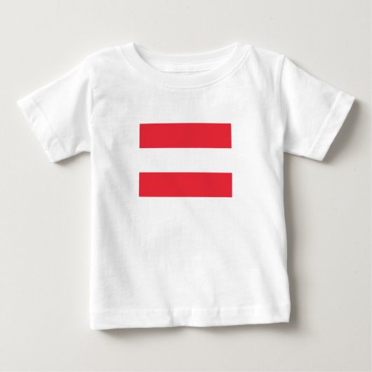 T-shirt Pour Bébé Drapeau patriotique autrichien (Devant)