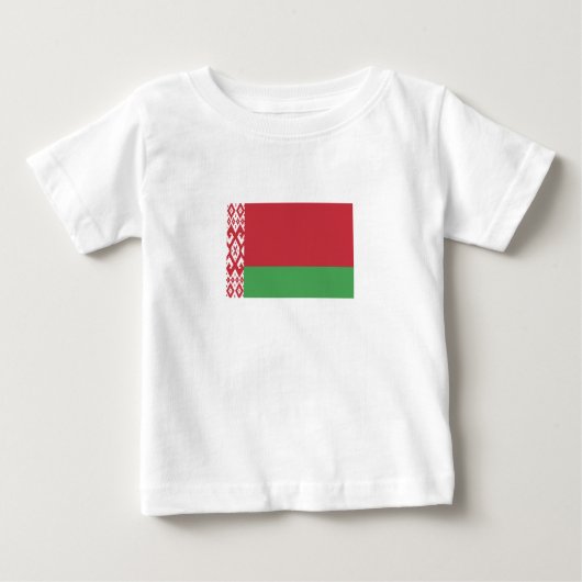 T-shirt Pour Bébé Drapeau patriotique biélorusse (Devant)