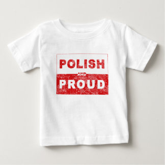 T-shirt Pour Bébé Drapeau polonais et fier