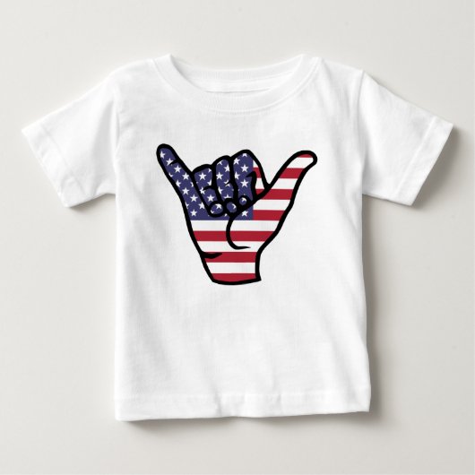 T-shirt Pour Bébé Drapeau Shaka (Devant)