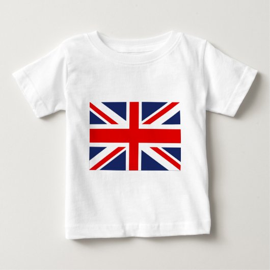T-shirt Pour Bébé Drapeau Union Jack - Royaume-Uni (Devant)