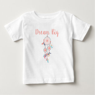T-shirt Pour Bébé Dream Big Dreamcatcher Bohemian Dream Catcher