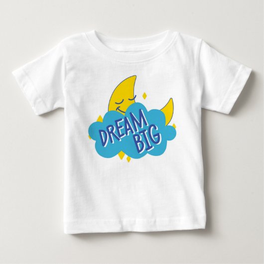 T-shirt Pour Bébé Dream Big, Little One : Minuscule Dreamer Edition (Devant)