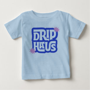 T-shirt Pour Bébé Drip Haus – Logo Retro Ludique