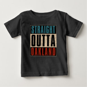 T-shirt Pour Bébé Droit devant Oakland Californie CA