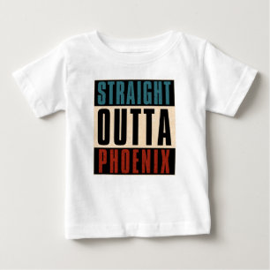 T-shirt Pour Bébé Droite en direction de Phoenix Arizona AZ USA