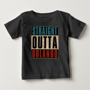 T-shirt Pour Bébé Droite en périphérie de Orlando Floride FL