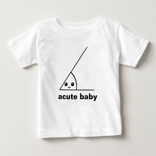 T-shirt Pour Bébé Drôle angle aigu geeky (Devant)