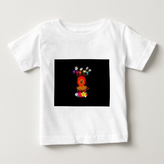 T-shirt Pour Bébé Drôle bébé Lion King : Hakuna Matata Art Design (Devant)