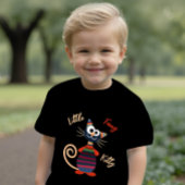 T-shirt Pour Bébé Drôle chat coloré