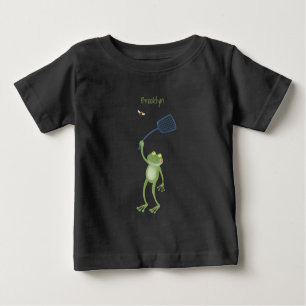 T-shirt Pour Bébé Drôle dessin animé de la mouche à bec de grenouill