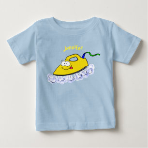 T-shirt Pour Bébé Drôle dessin animé linge de fer