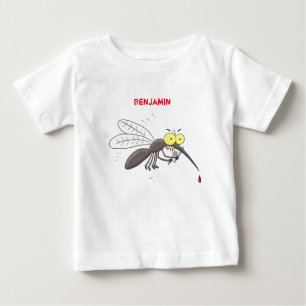 T-shirt Pour Bébé Drôle dessin d'insecte moustique