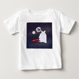 T-shirt Pour Bébé Drôle d'humour d'Halloween surpensant Fantôme