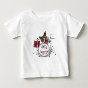 T-shirt Pour Bébé Drôle Drôle Poulet Drôle