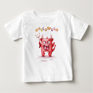 T-shirt Pour Bébé Drôle enfant Halloween Devil Toddler