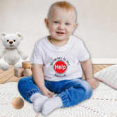 T-shirt Pour Bébé Drôle Humeur Doux Bébé Nom Maman Typographie Perso
