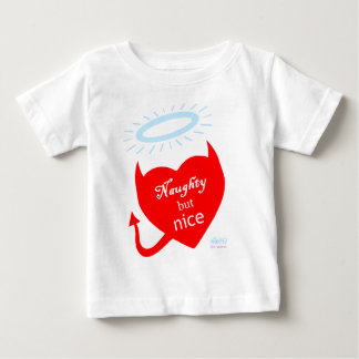 T-shirt Pour Bébé Drôle Naughty, Mais Belle Baby Tee - shirt