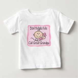 T-shirt Pour Bébé Drôle ne m'incitez pas à appeler le grand