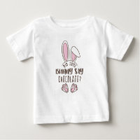 Drôle Pâques A Fait Un Lapin Dit Chocolat Pun Mign