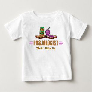 T-shirt Pour Bébé Drôle sandwiches à la gelée de beurre d'arachid