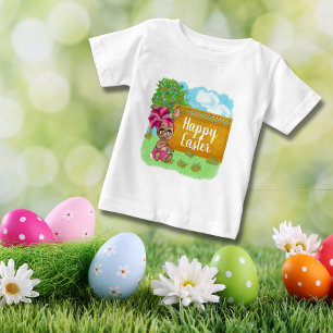 T-shirt Pour Bébé Drôle Spring Break Bikini Bunny