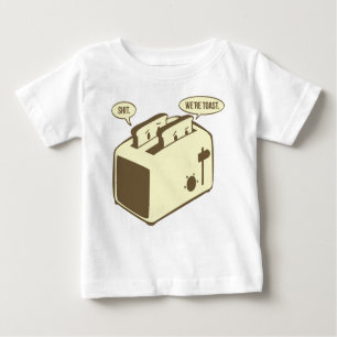 T-shirt Pour Bébé Drôle Toast Cartoon - Nous sommes Toast