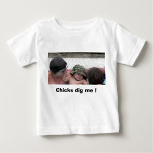 T-shirt Pour Bébé DSCN0379, poussins me creusent !
