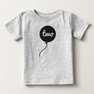 T-shirt Pour Bébé Du bébé chemise de l'anniversaire en second lieu