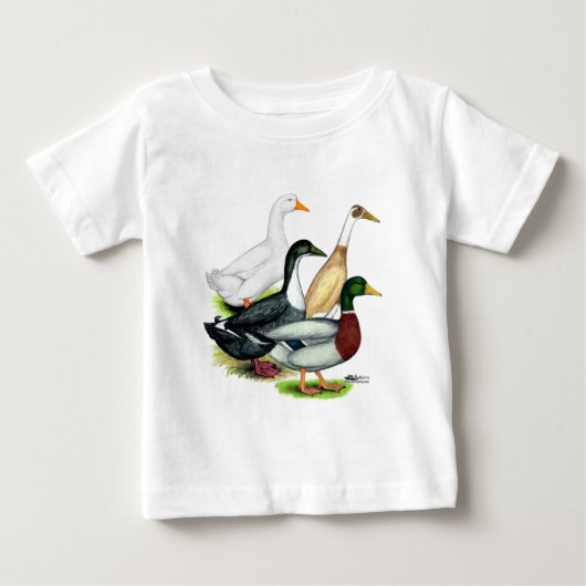 T-shirt Pour Bébé Duck Quartet (Devant)