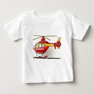 T-shirt pour bébé d'une ambulance d'hélicoptère