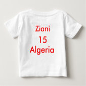 T-SHIRT POUR BÉBÉ DZ, 1.2.3., ALG, VIVA, ERI (Dos)