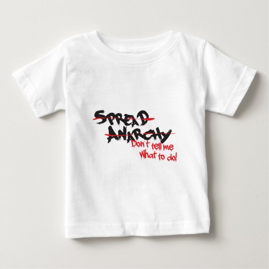 T-shirt Pour Bébé Écartez l'anarchie ! (Devant)