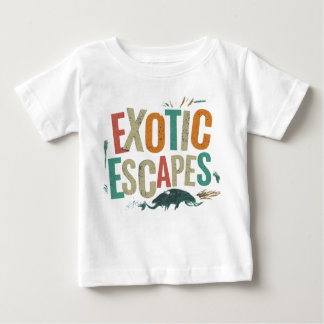 T-shirt Pour Bébé Échappements exotiques